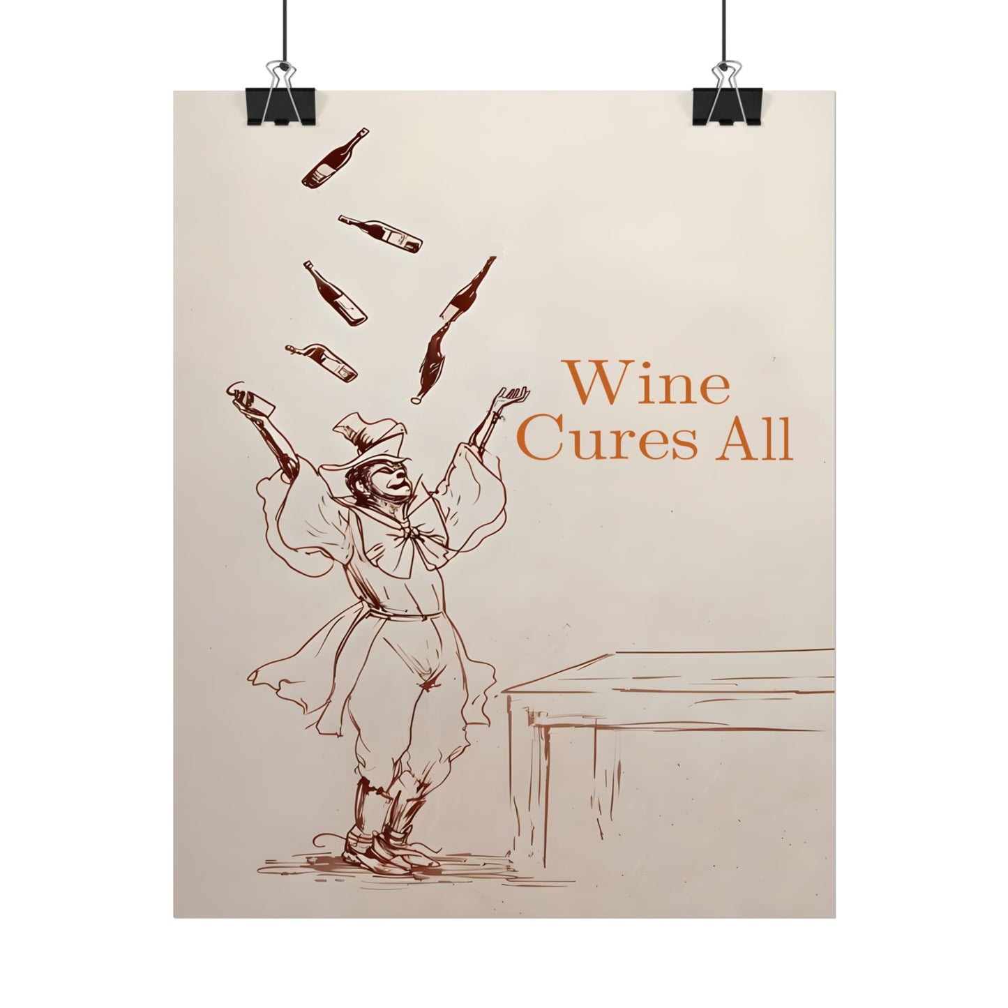 Clowns Love Wine-Wine Cures All