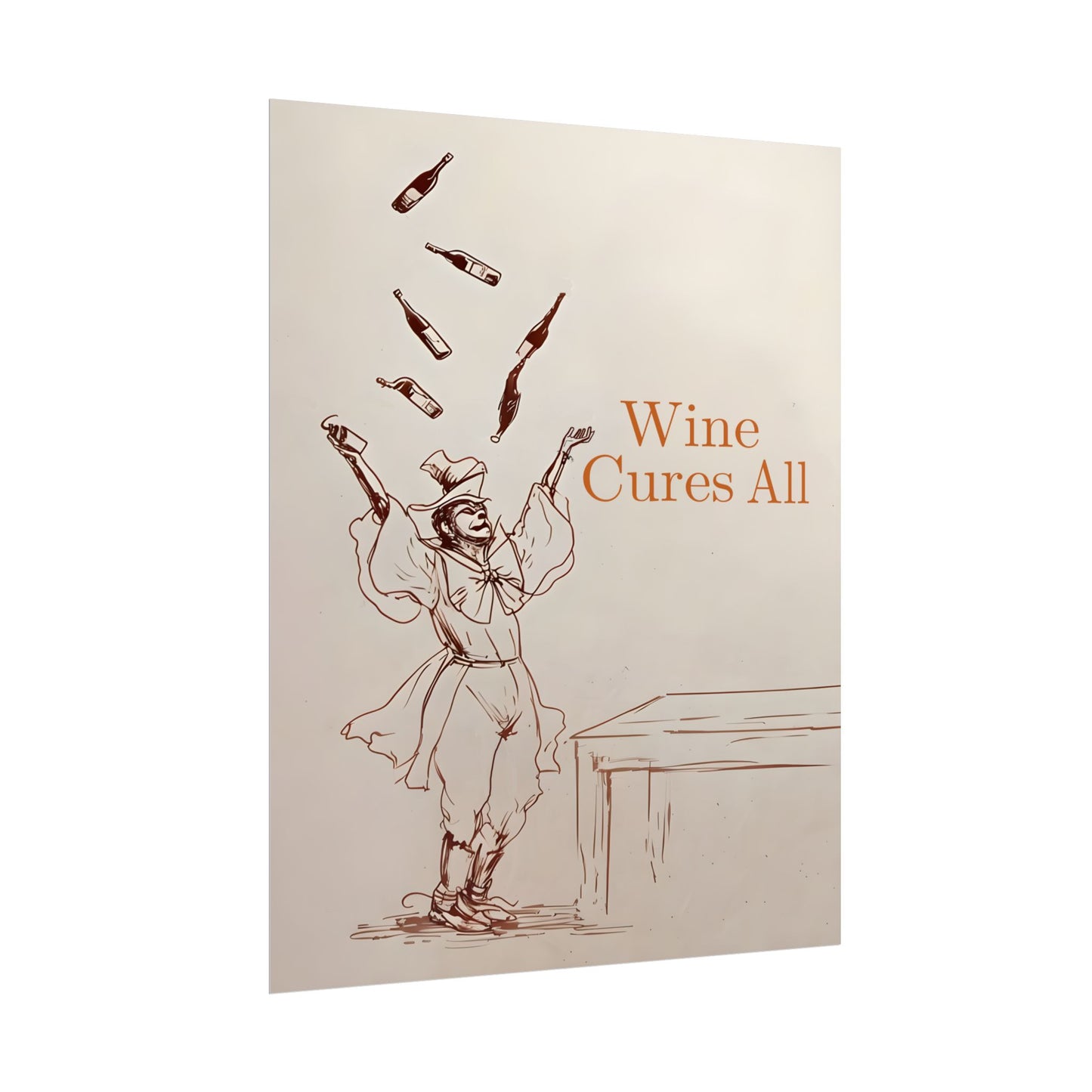 Clowns Love Wine-Wine Cures All