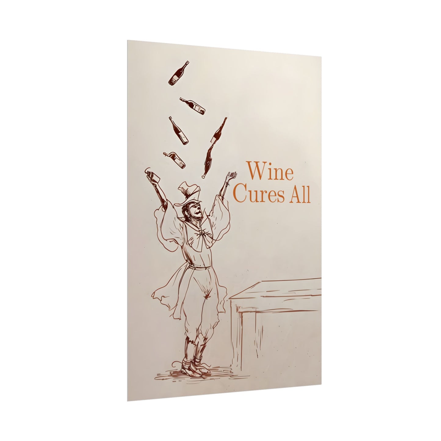 Clowns Love Wine-Wine Cures All
