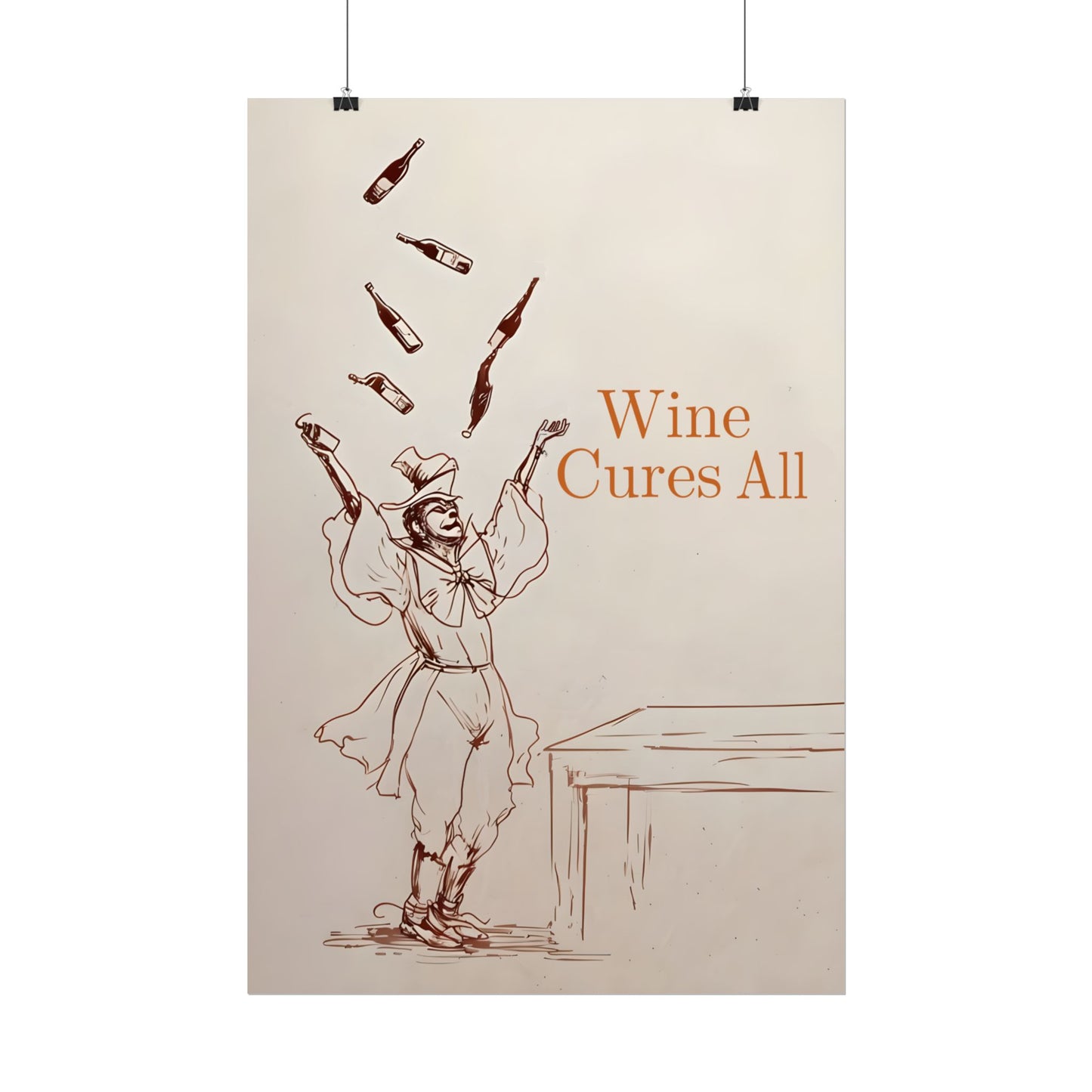 Clowns Love Wine-Wine Cures All
