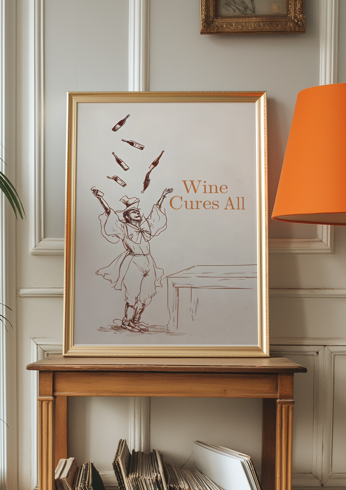 Clowns Love Wine-Wine Cures All
