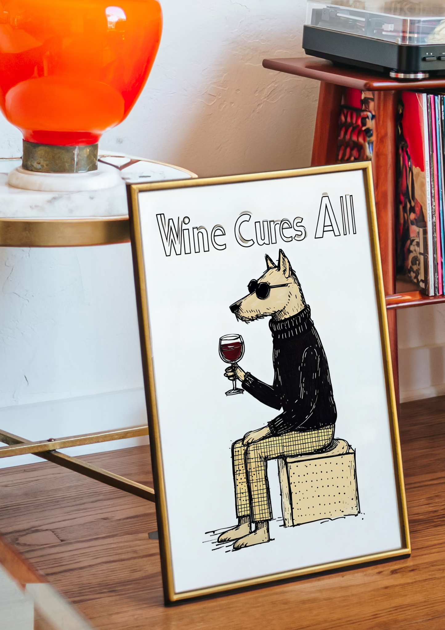 Dog and Wine