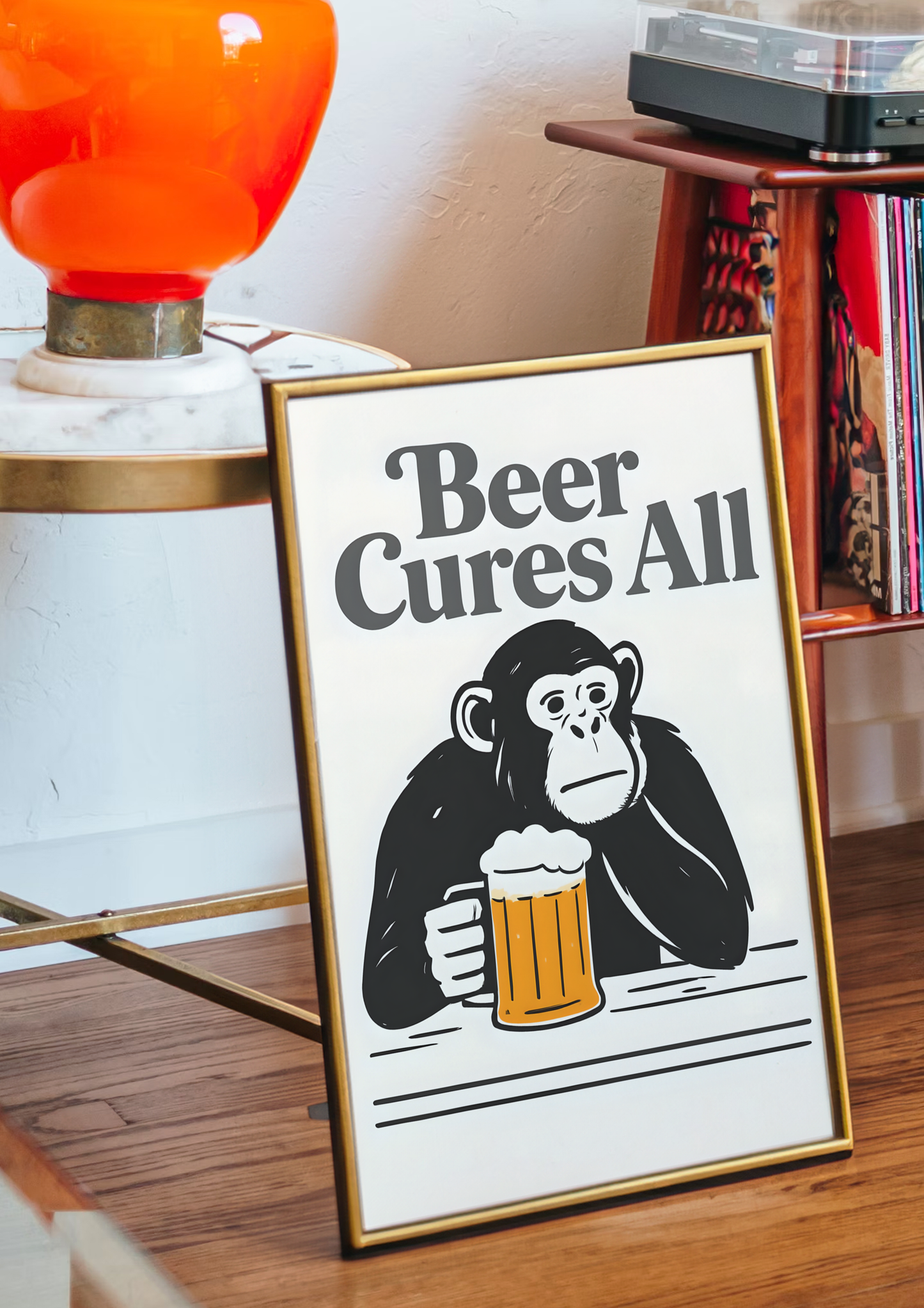 Chimp and a Beer