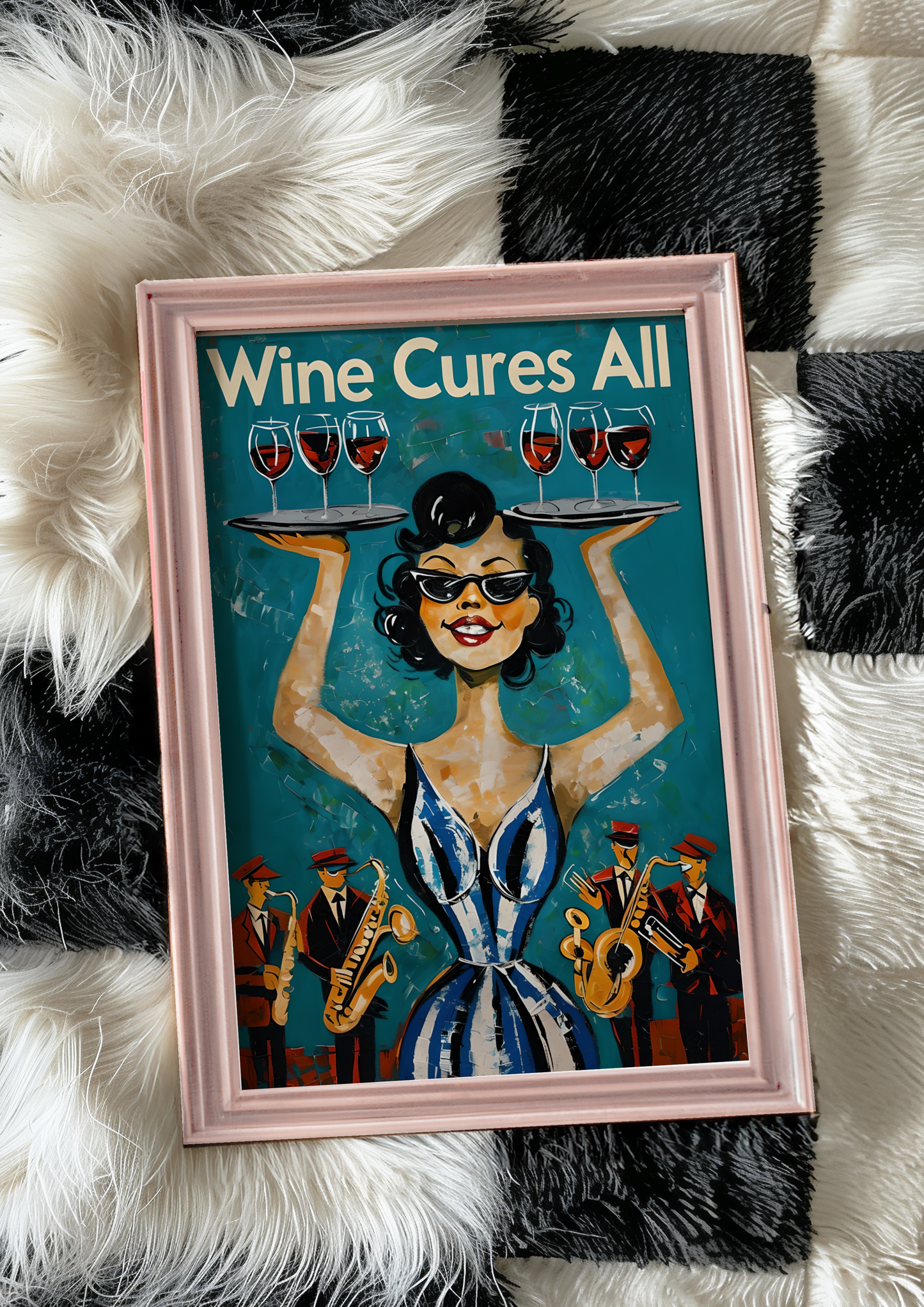 Waitress has the Wine
