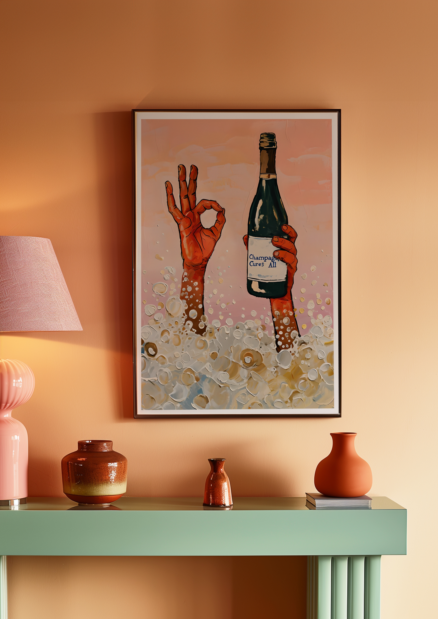Drowning in Champagne