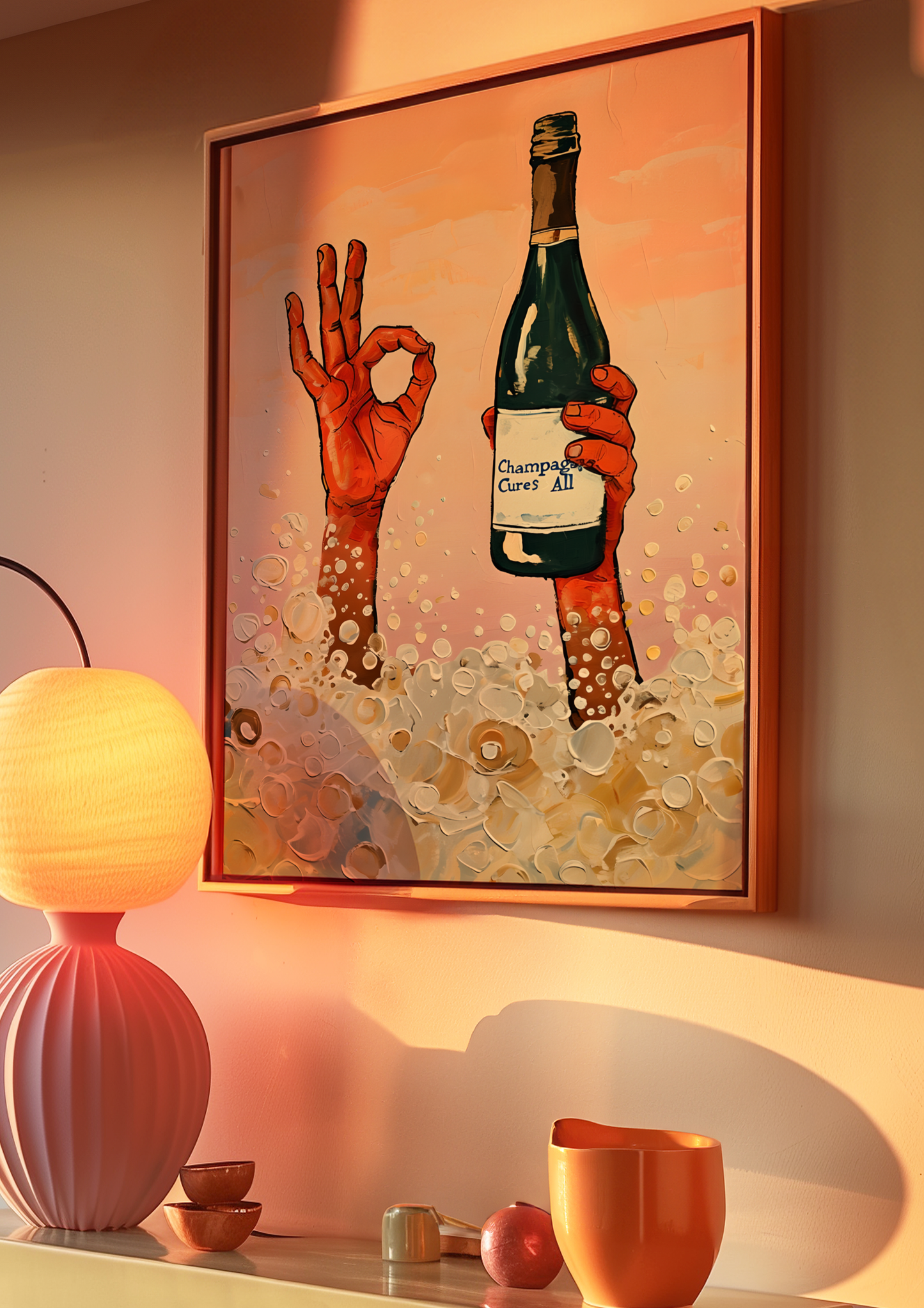 Drowning in Champagne