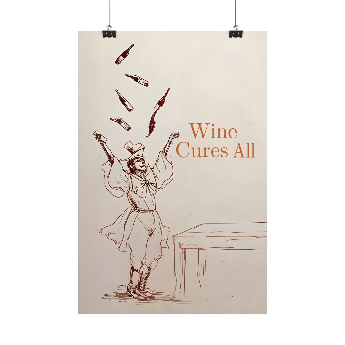 Clowns Love Wine-Wine Cures All