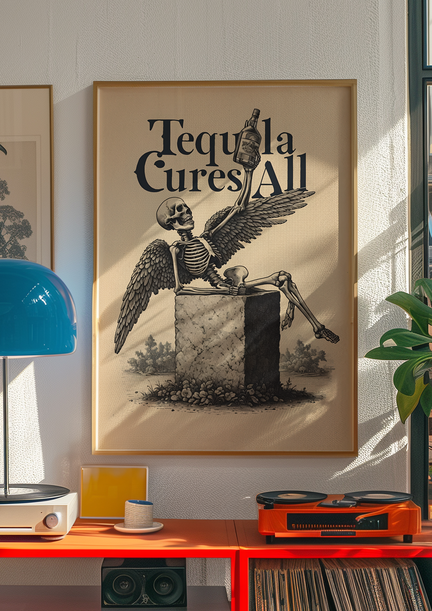 Tequila Cures All - Skeleton Angel