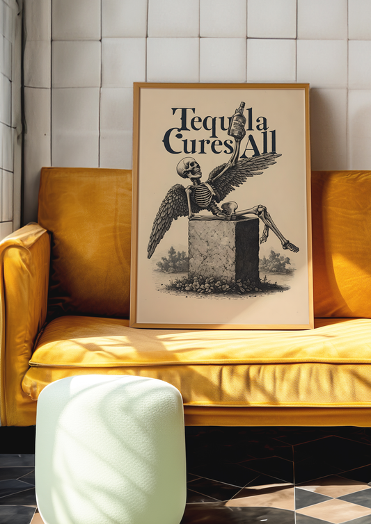 Tequila Cures All - Skeleton Angel