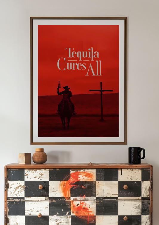 Western Cowboy Tequila Lover