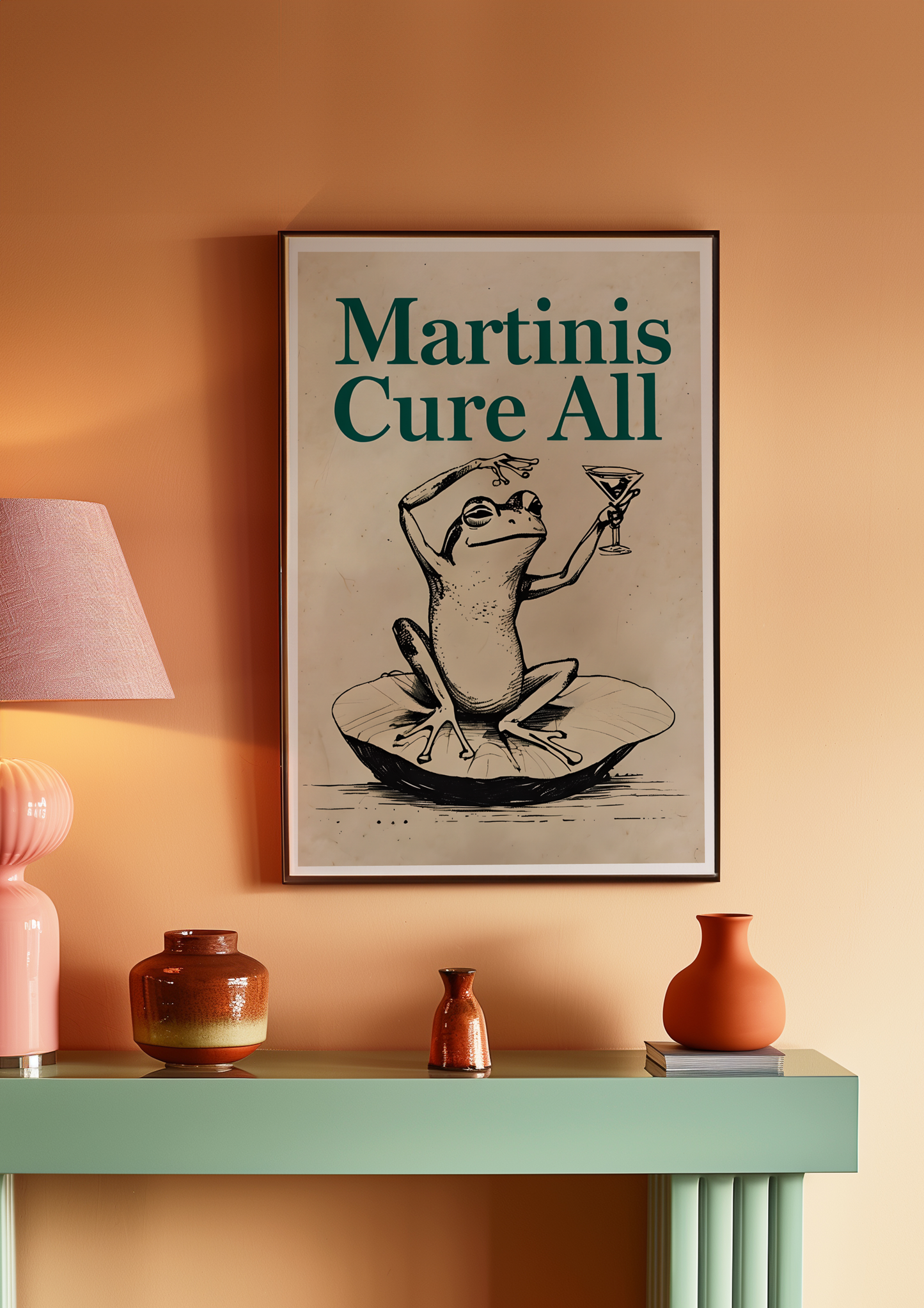 Frog and a Martini-Martinis Cure All