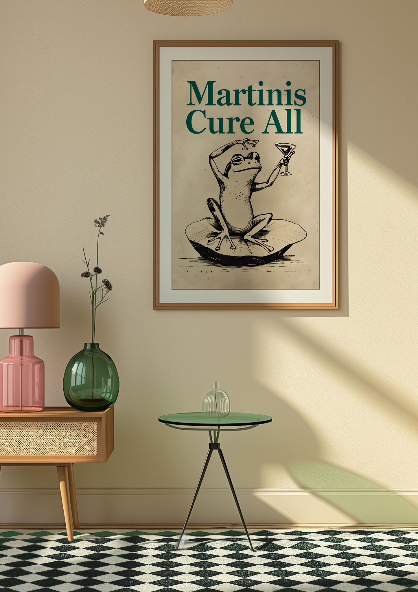 Frog and a Martini-Martinis Cure All