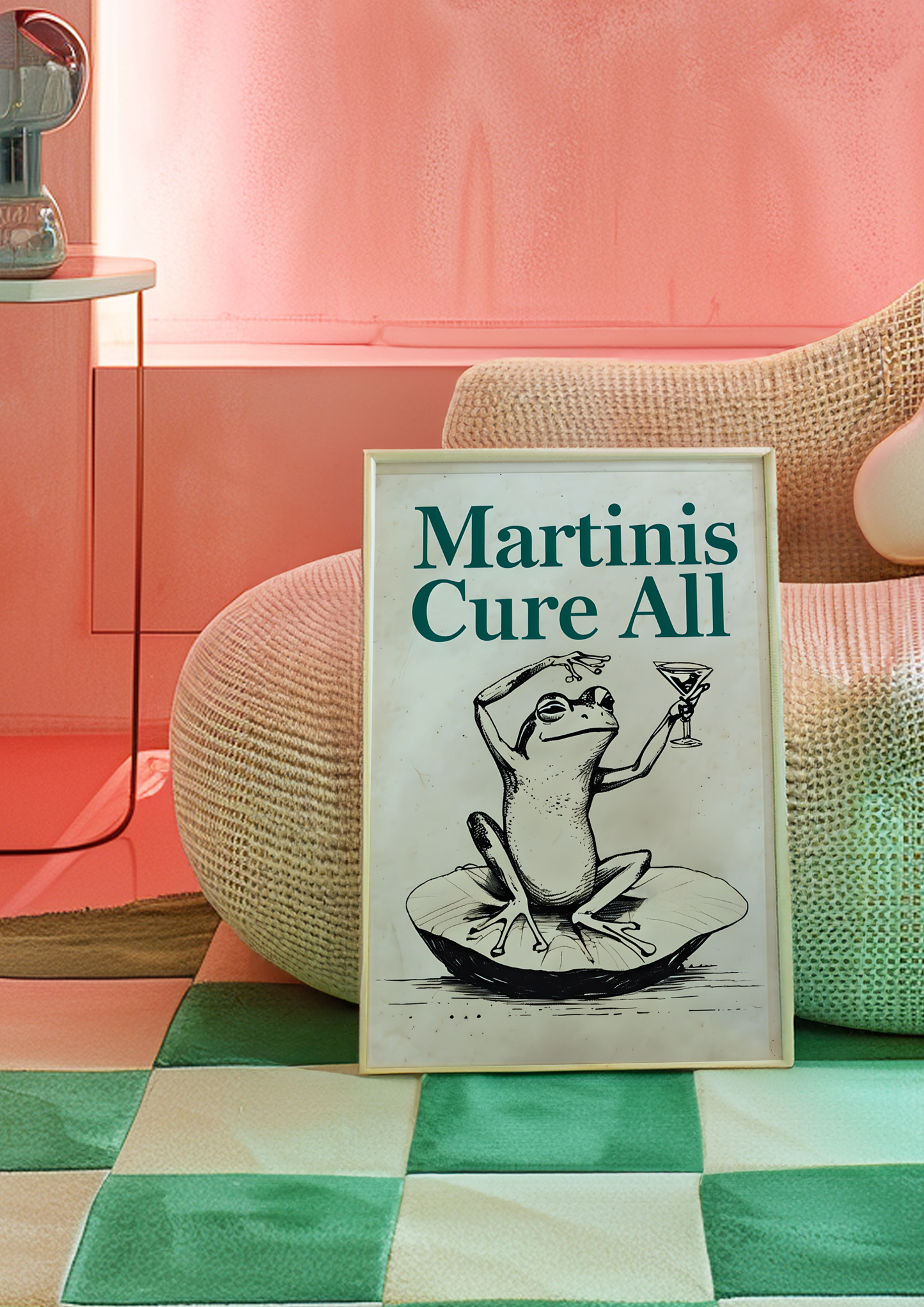 Frog and a Martini-Martinis Cure All