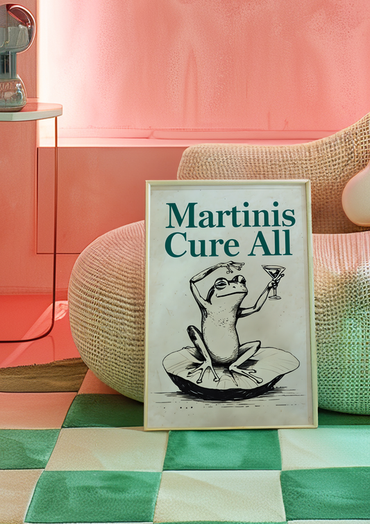 Frog and a Martini-Martinis Cure All
