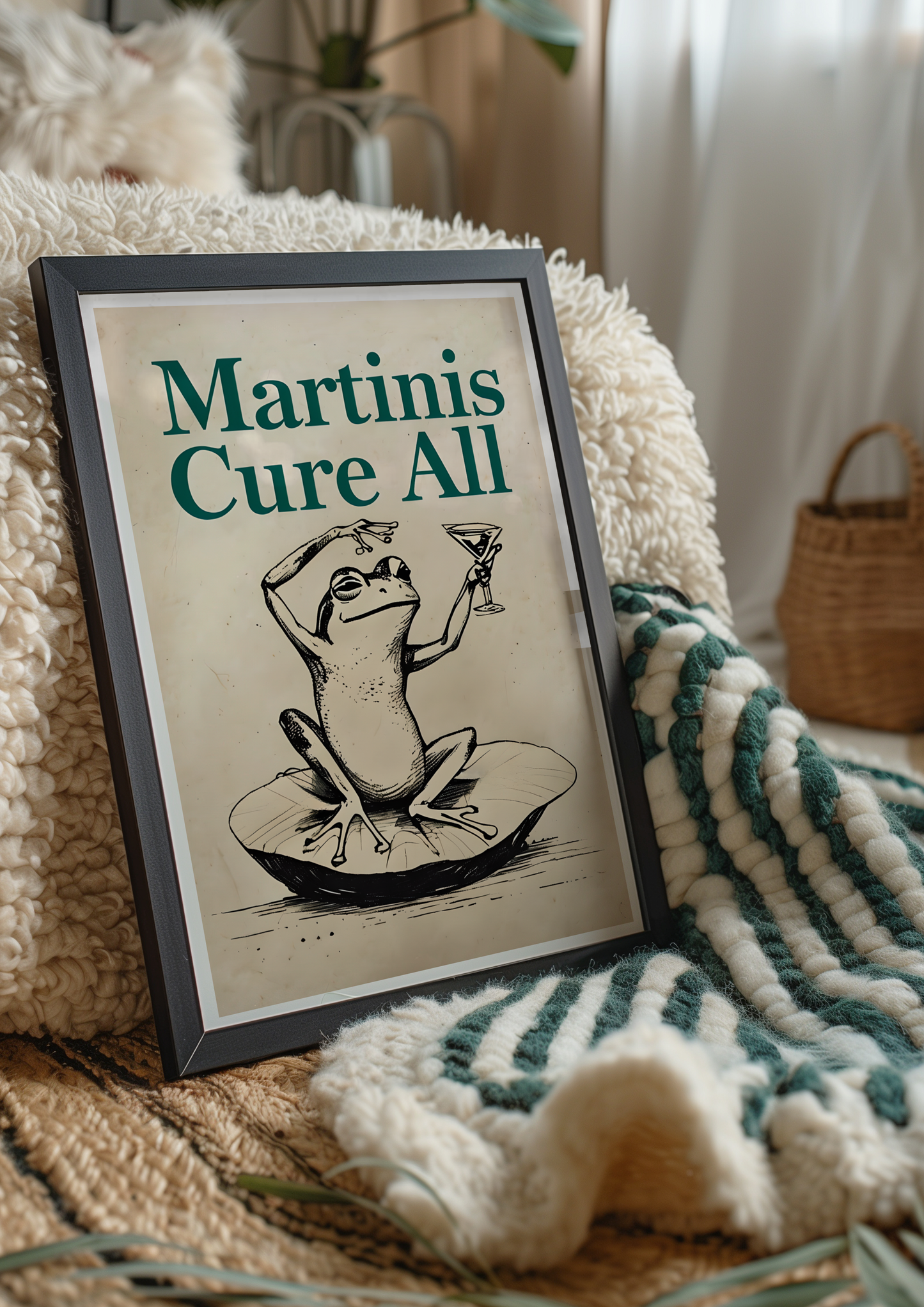 Frog and a Martini-Martinis Cure All