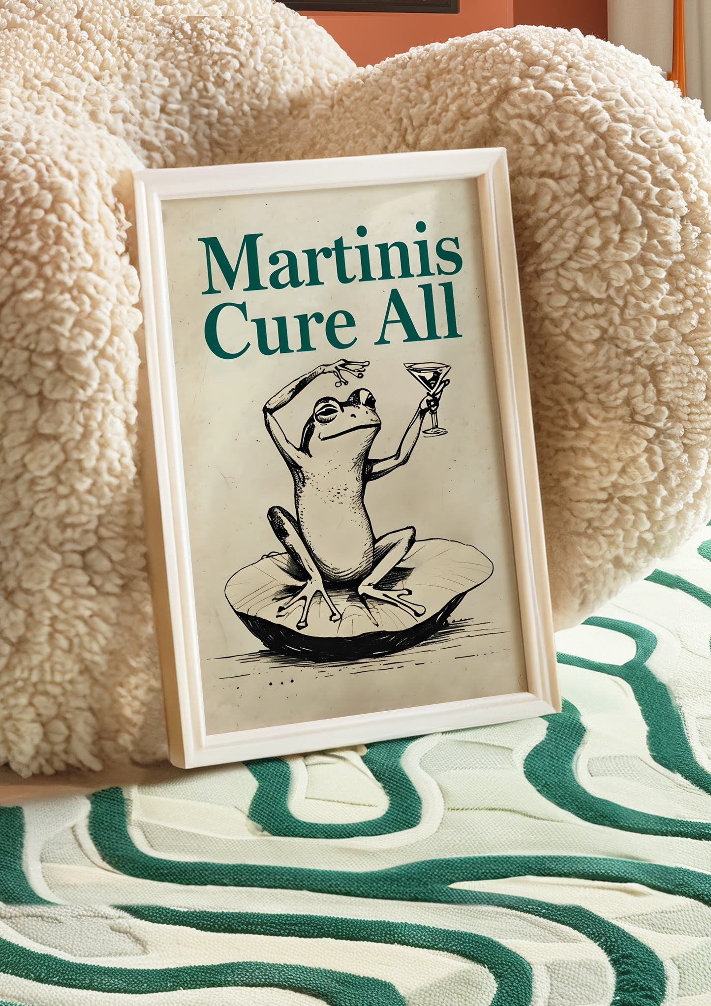 Frog and a Martini-Martinis Cure All