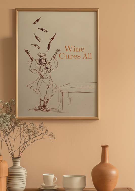 Clowns Love Wine-Wine Cures All