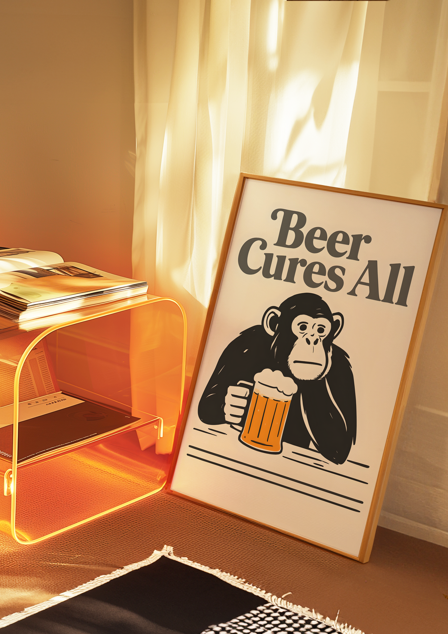 Chimp and a Beer
