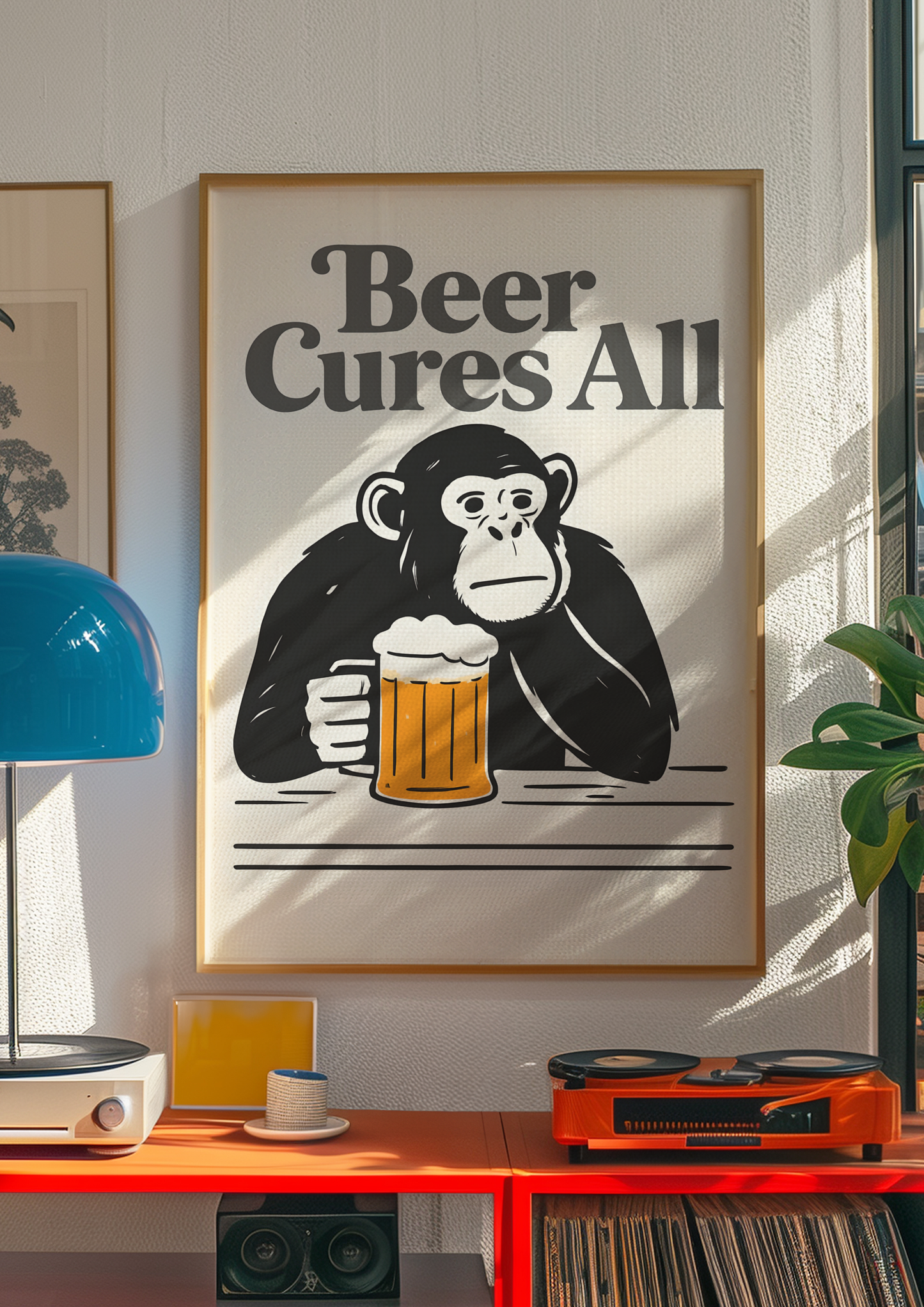 Chimp and a Beer
