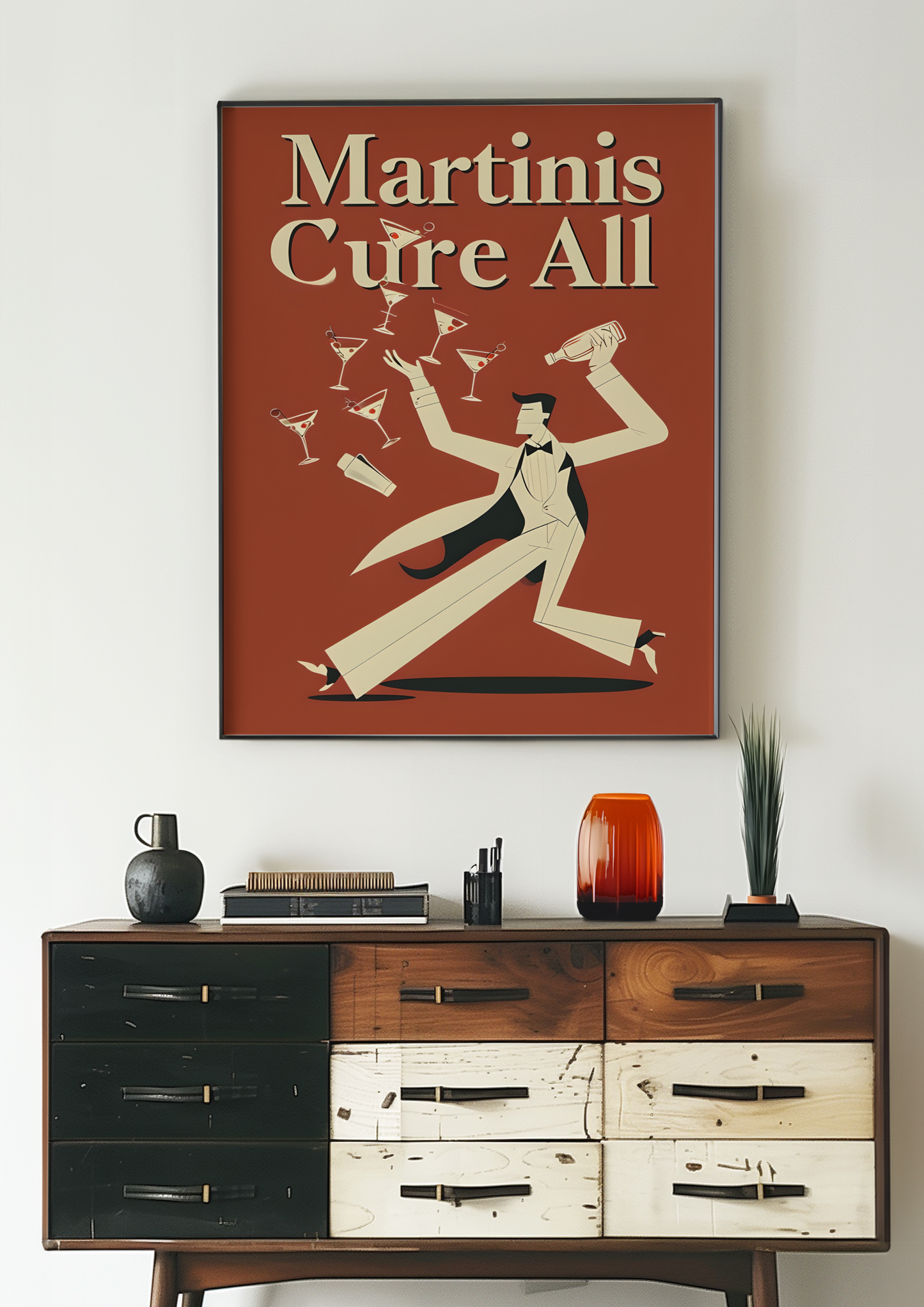 Waiter and a Martini