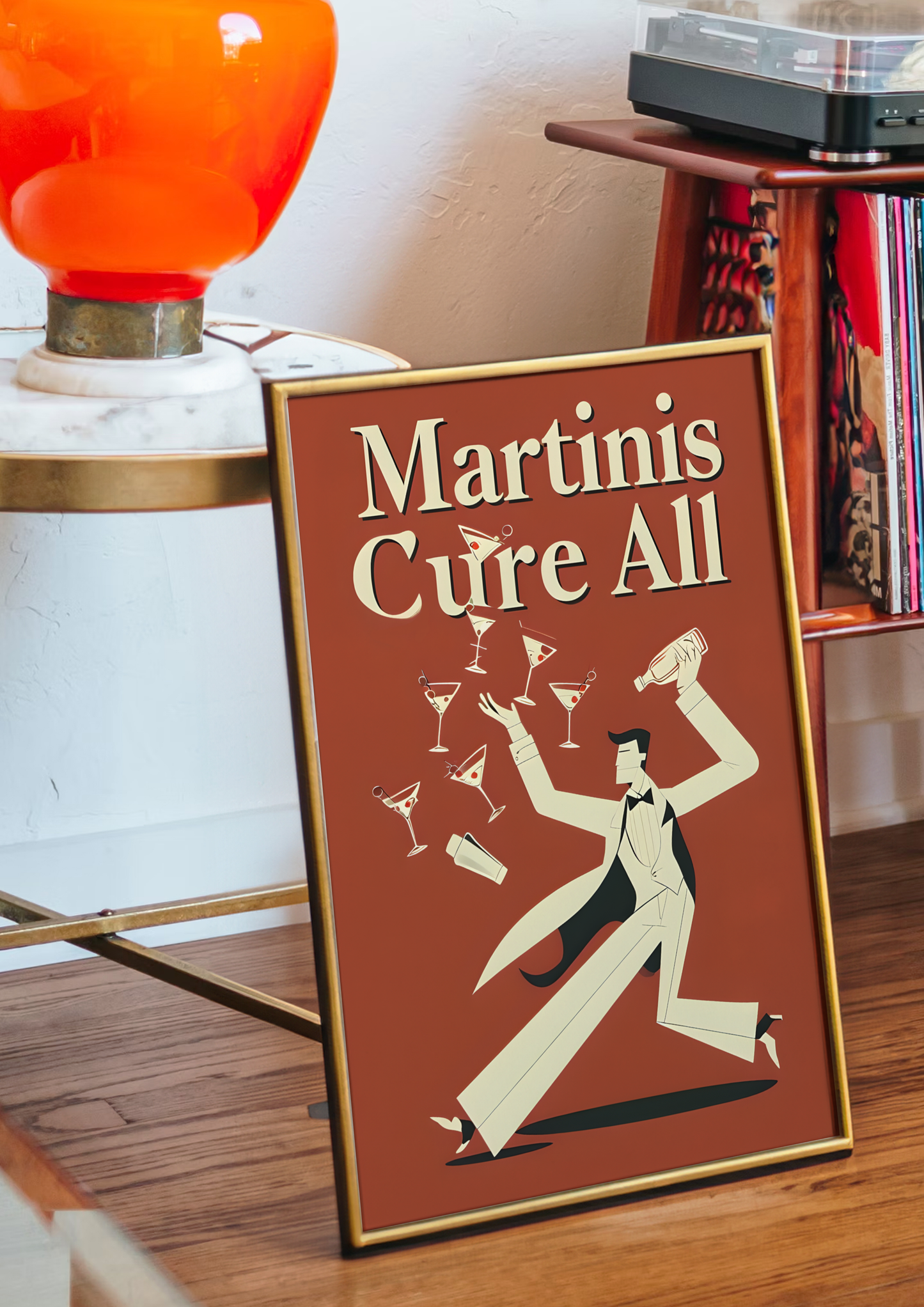 Waiter and a Martini