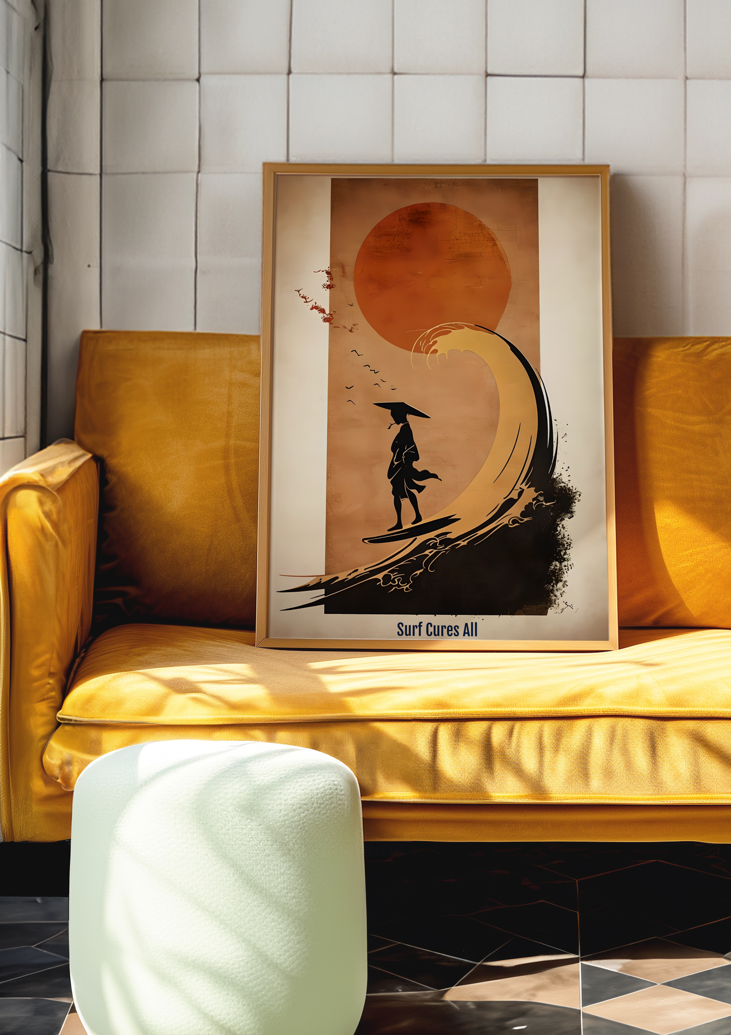 Samurai and His Wave