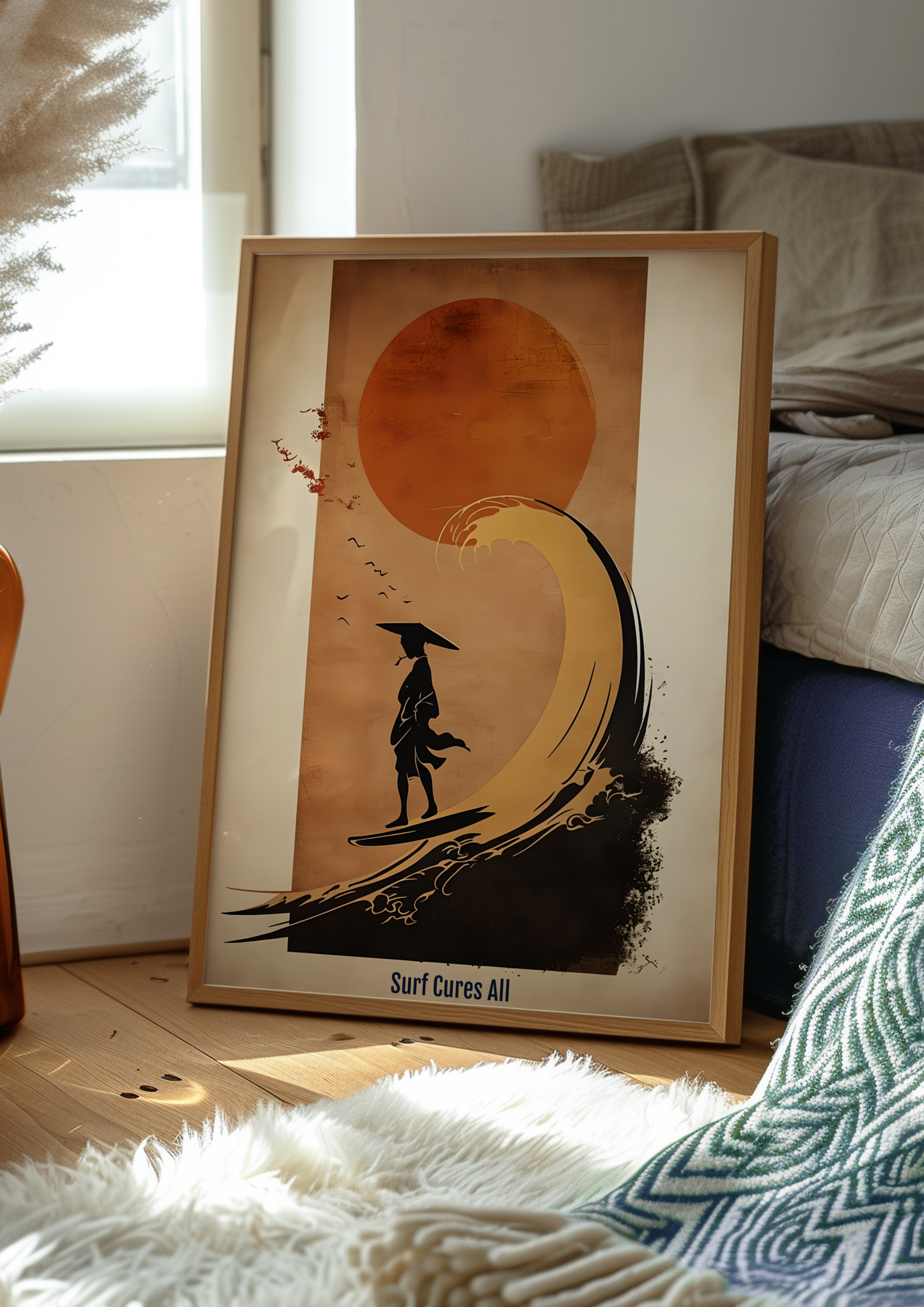 Samurai and His Wave