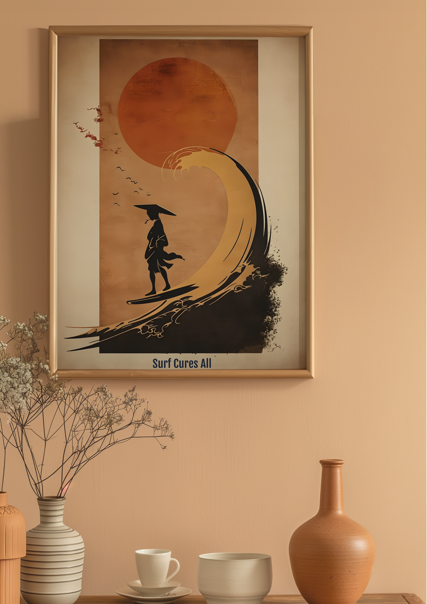 Samurai and His Wave