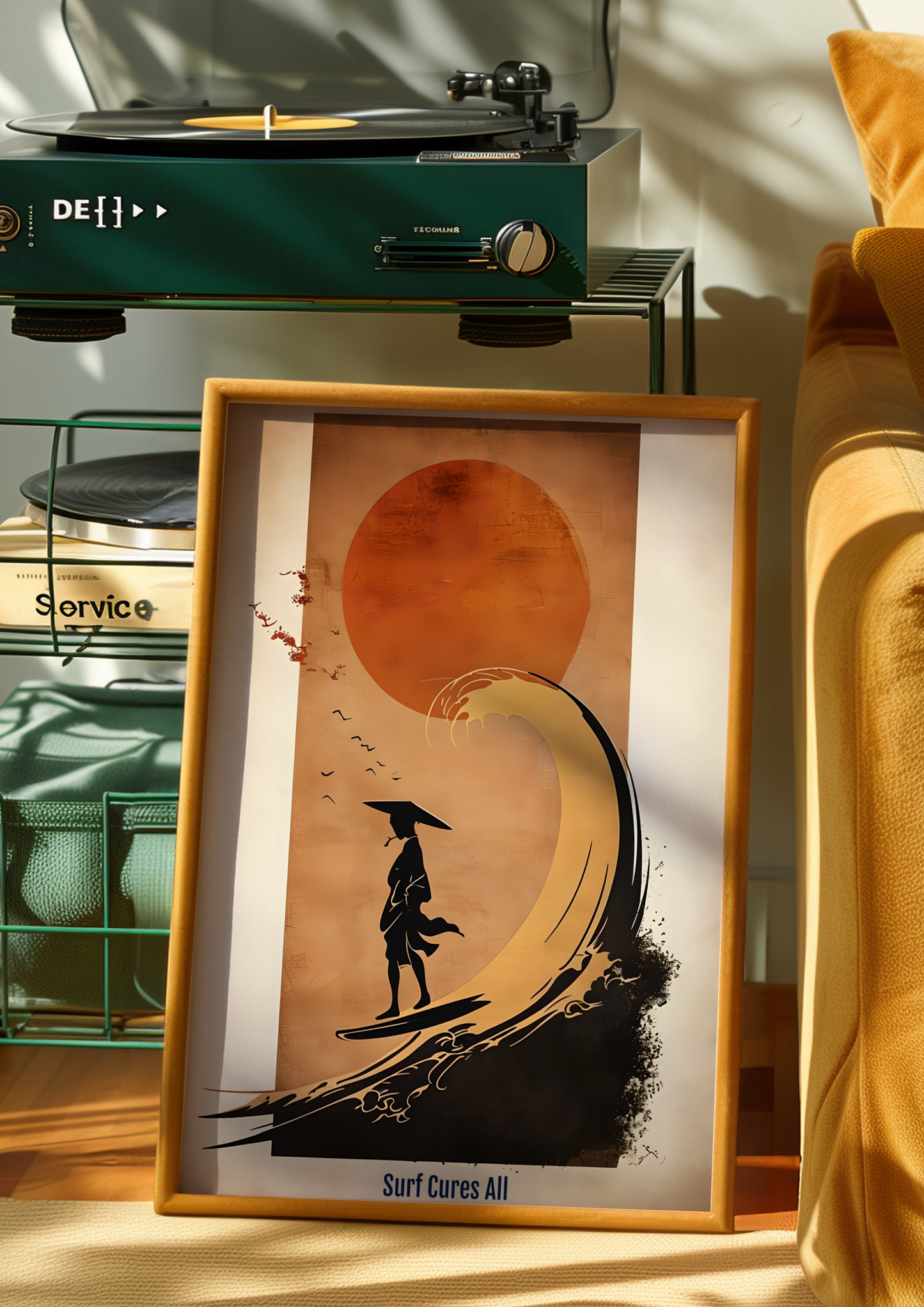 Samurai and His Wave