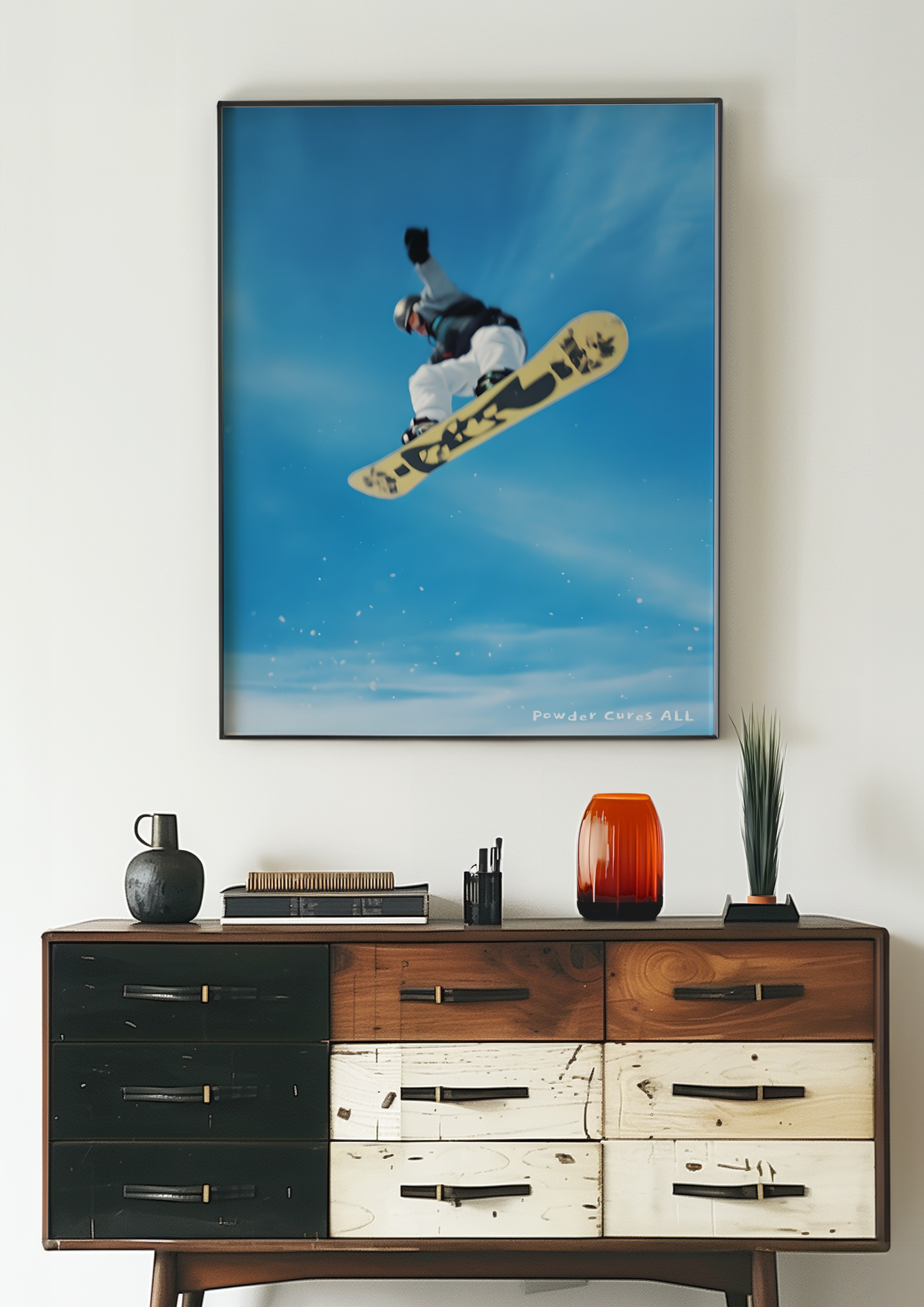 Air bound in the Snow