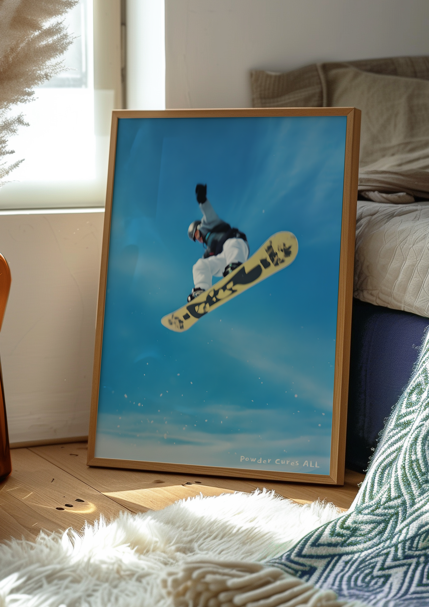 Air bound in the Snow