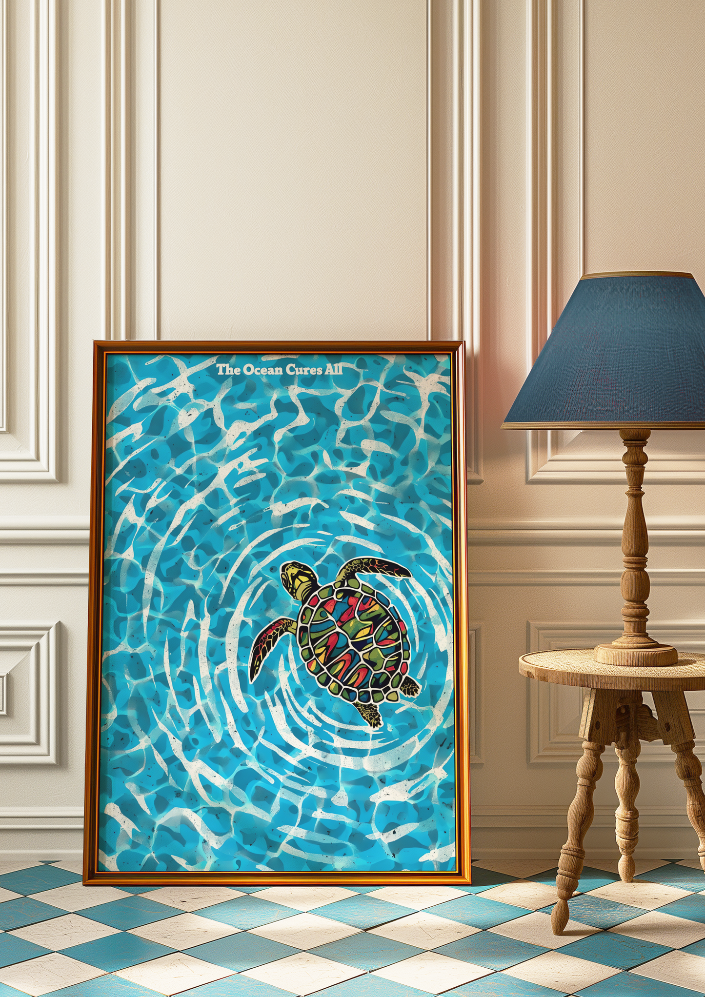 Baby Turtle in the Water