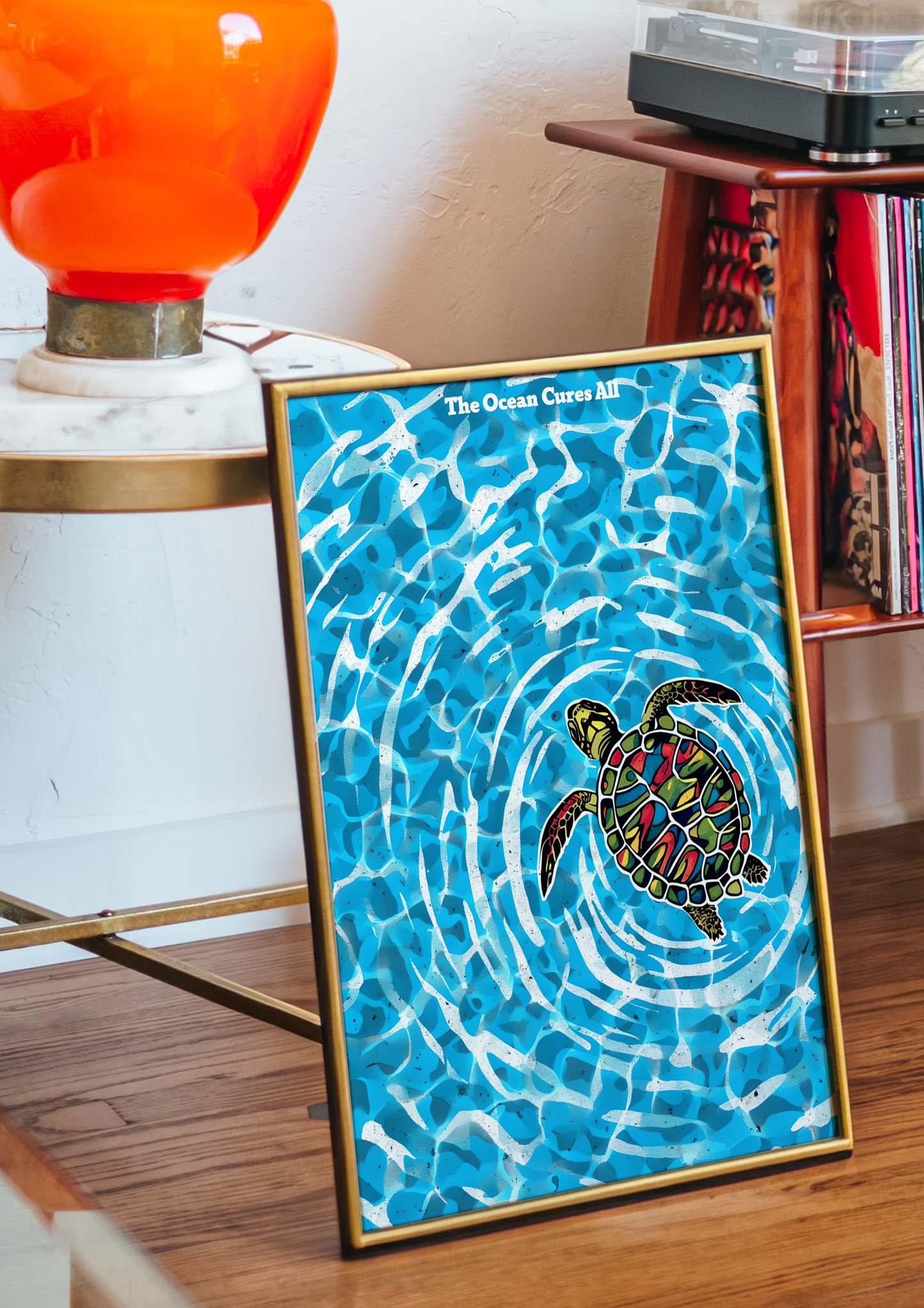 Baby Turtle in the Water