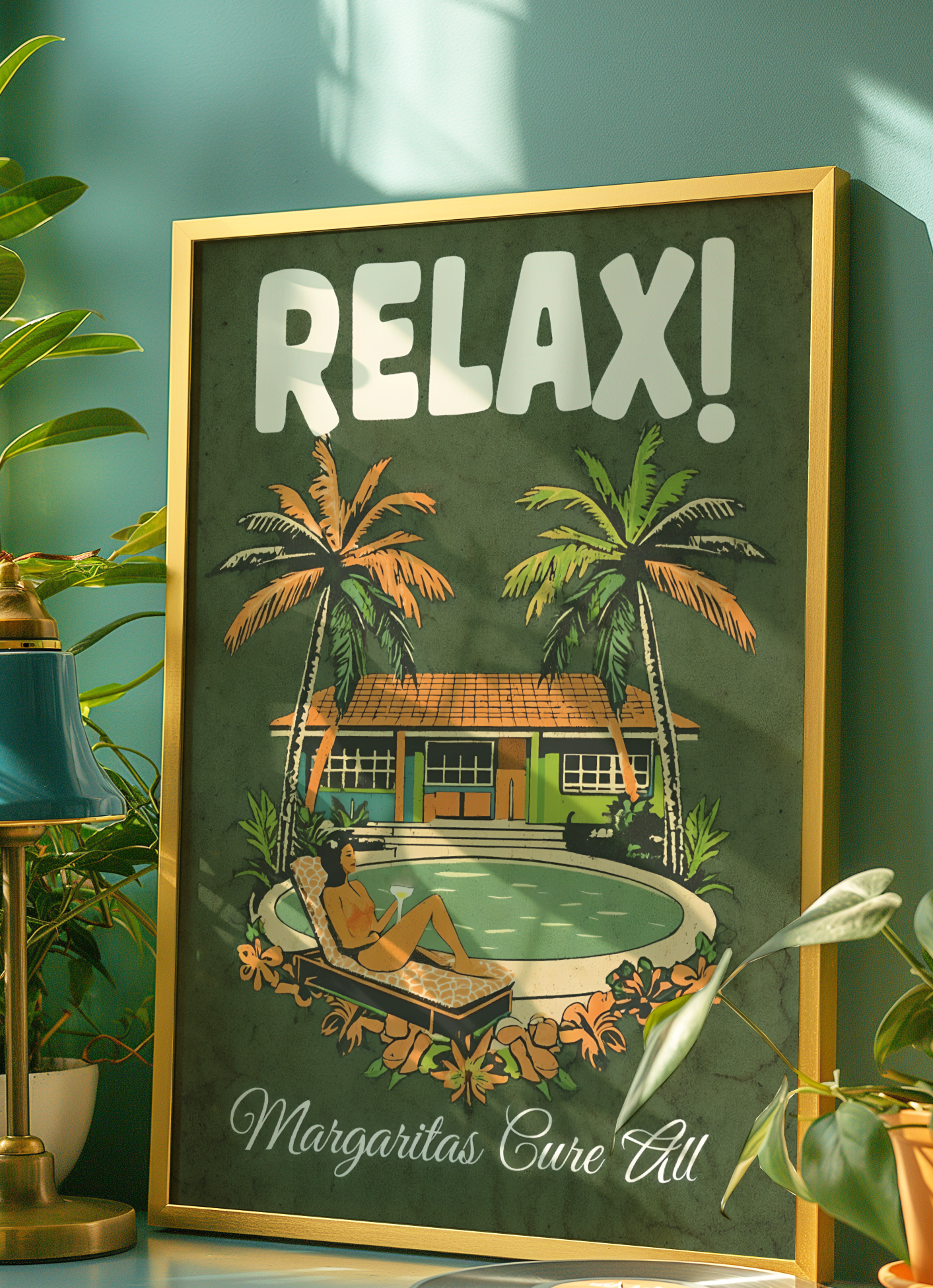 Margaritas by the Pool